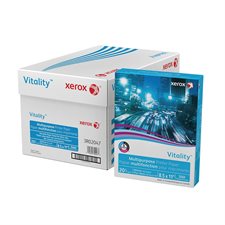 Papier à usages multiples Xerox Vitality™ 20 lb. Boîte de 5000. lettre