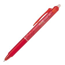 Stylo à bille roulante rétractable effaçable FriXion® Clicker 0,5 mm rouge