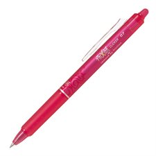 Stylo à bille roulante rétractable effaçable FriXion® Clicker 0,7 mm rose