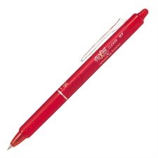 Stylo à bille roulante rétractable effaçable FriXion® Clicker 0,7 mm rouge