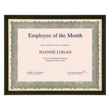 Tuscan Certificate Frame black