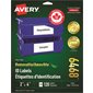 Étiquettes d'identification amovibles 2 x 4" (120)