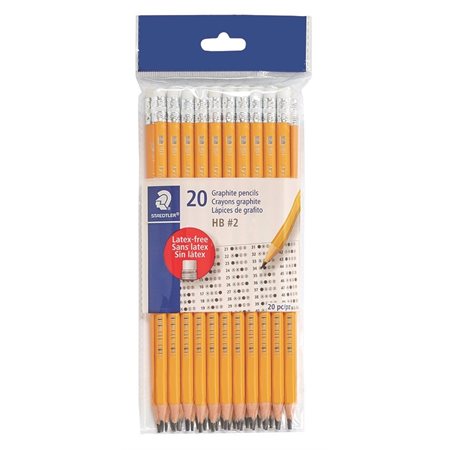 Sac de crayons graphite HB Staedtler - Paquet de 20