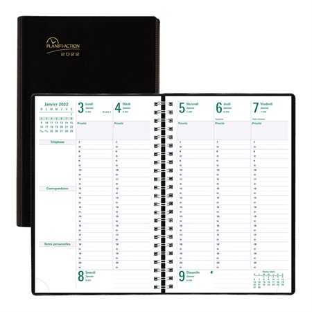 5-day Timanager® Weekly Diary (2025) 9-1 / 16 x 5-7 / 8 in. French