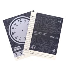 GeoEco Exercise Book Interlined, blue.
