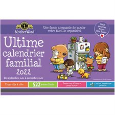 Calendrier familial de frigo MotherWord® (2024) 9-1/2 x 15 po. français