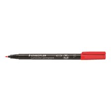 Marqueur permanent Lumocolor® Pointe Fine. 0,6 mm rouge