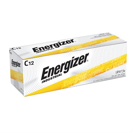 Industrial Alkaline Batteries 12 x C