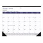 DuraGlobe Monthly Desk Pad Calendar (2025) bilingual