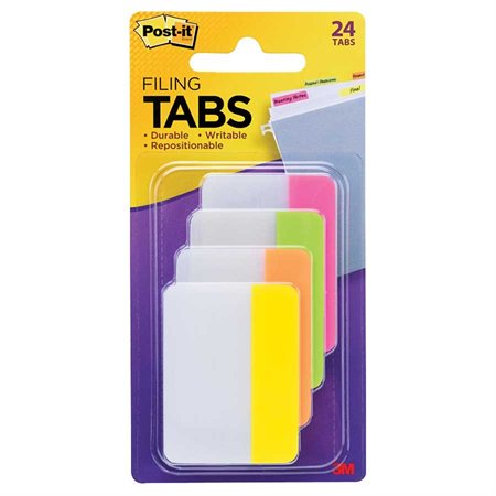 Post-it® Filing Tabs bright colours