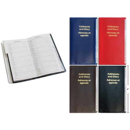 MINI CARNET D'ADRESSES NOIR