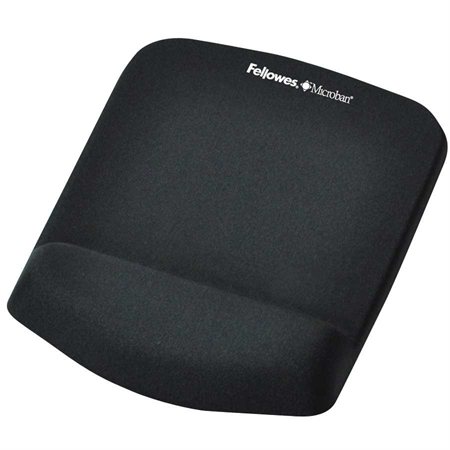 Tapis de souris / repose-poignet PlushTouch™ Format régulier noir