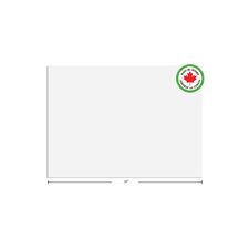 White cardstock Bristol. 340M. 4-ply. 22 x 28".