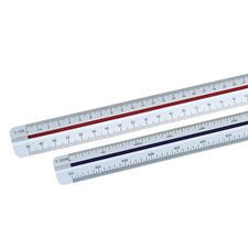 Triangular Reduction Scale 1 1:5, 1:10, 1:20, 1:50, 1:75, 1:100, 1:125 30 cm metric