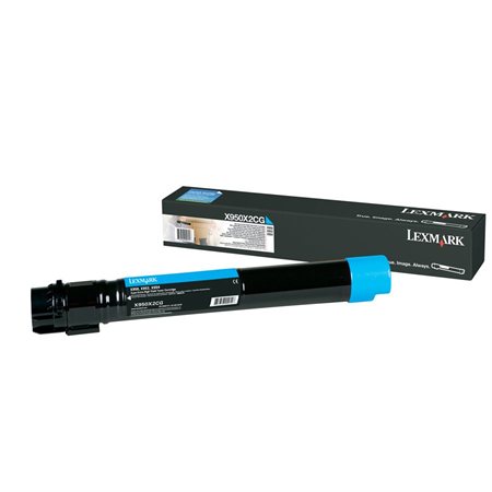 X950 / X952 / X954 Extra High Yield Toner Cartridge cyan