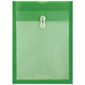 Enveloppe transparente expansible vert