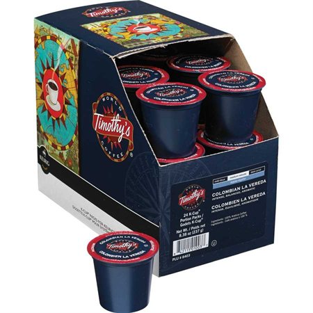 K-Cup Pods Timothy's Colombian La Vereda