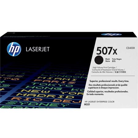 HP 507X High Yield Toner Cartridge