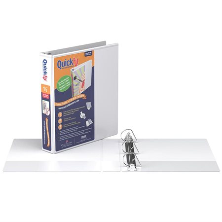 QuickFit® Presentation Binder 1-1 / 2 in. white