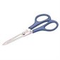 School scissors semi-pointed tips, 6" blue