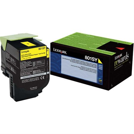 Cartouche de toner 801S jaune