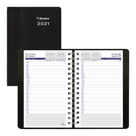 DuraGlobe™ Daily Diary (2025) Corinth soft cover black