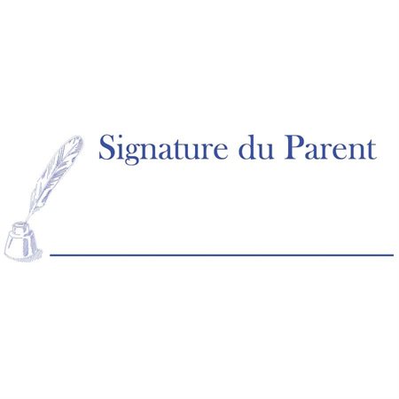 Original Printy 4.0 4911 Self-Inking Large Size Stamp Signature du Parent