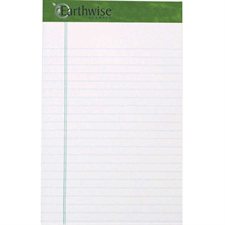 Bloc de feuilles lignées recyclées Earthwise™ 5 x 7 po (pqt 6)