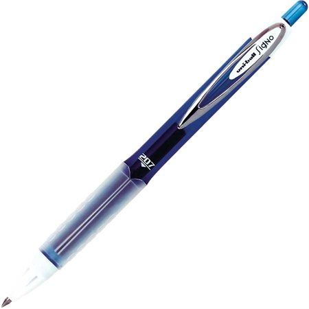 Stylos à bille roulante rétractable Signo 207 Colours bleu