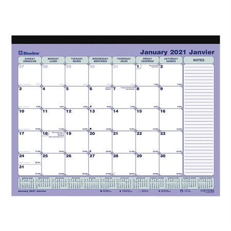 Monthly Magnetic Desk Pad (2021)