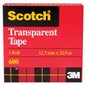 Scotch® Transparent Adhesive Tape Refill 12 mm x 33 m