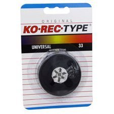 Universal typewriter ribbon