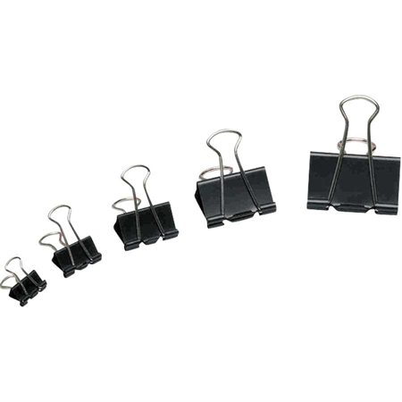 Foldback Clips Box of 12 1 in. (cap. 1 / 2 in.)