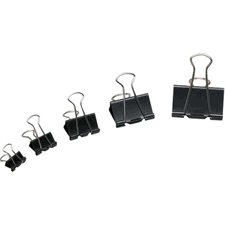 Foldback Clips Box of 12 1 in. (cap. 1/2 in.)