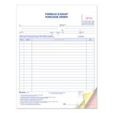 Purchase Orders 8-1 / 2 x 11 in. triplicate (biligual)