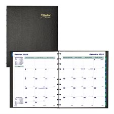 Agenda mensuel MiracleBind™ (2025) Couverture rigide CoilPro 11 X 9-1/16 po.