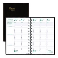 5-day Timanager® Weekly Diary (2025) 9-1/16 x 5-7/8 in. English