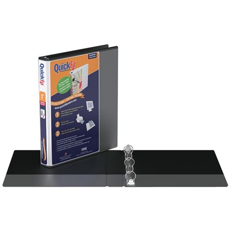 QuickFit® Presentation Binder 1 in. black