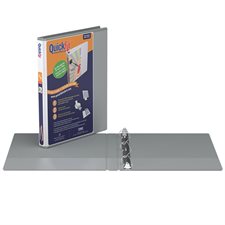 Reliure de présentation QuickFit® 5/8 po. gris