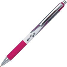 Z-Grip Flight Retractable Ballpoint Pen Box of 12 fuchsia