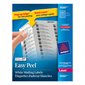 Étiquettes rectangulaires blanches Easy Peel® Paquet de 25 feuilles 1-3 / 4 x 1 / 2” (2000)