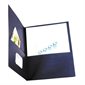 Twin-pocket portfolio Box of 25 blue