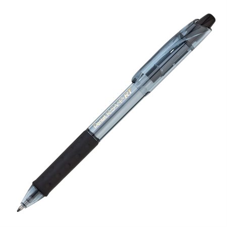 Stylo à bille rétractable R.S.V.P.® 1 mm. Boîte de 12 noir