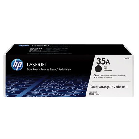 Cartouche de toner HP 35A Emballage économique (2)