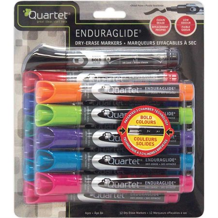 EnduraGlide® Dry-Erase Whiteboard Marker Package of 12 assorted