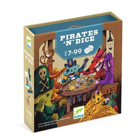 Djeco jeux de dés - Pirates'n'Dice