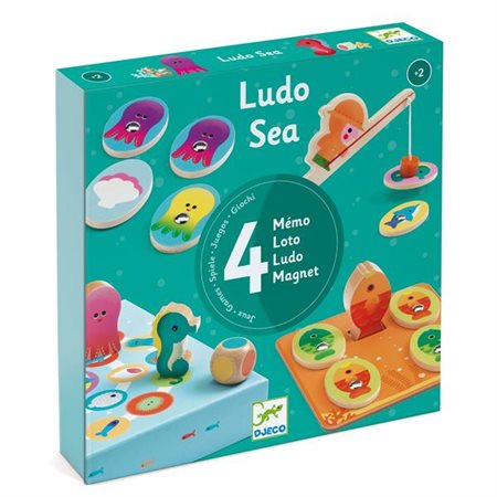 Djeco Ludo Sea - 4 games