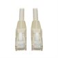 Câble réseau Tripp Lite série Cat6 Gigabit moulé sans accroc - blanc - 25 pi