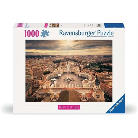 Casse-tête Ravensburger - Beautiful skylines : Rome – 1000 pièces