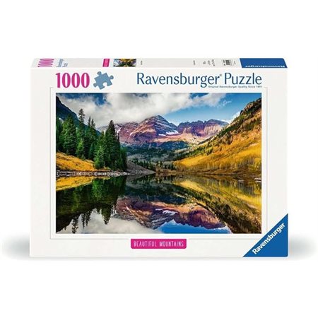 Casse-tête Ravensburger - Beautiful Mountains : Aspen, Colorado - 1000 pièces